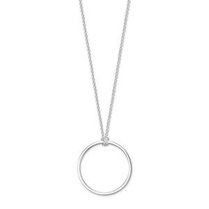 Thomas Sabo 70cm Sterling Silver Circular Hoop Charm Jewellery